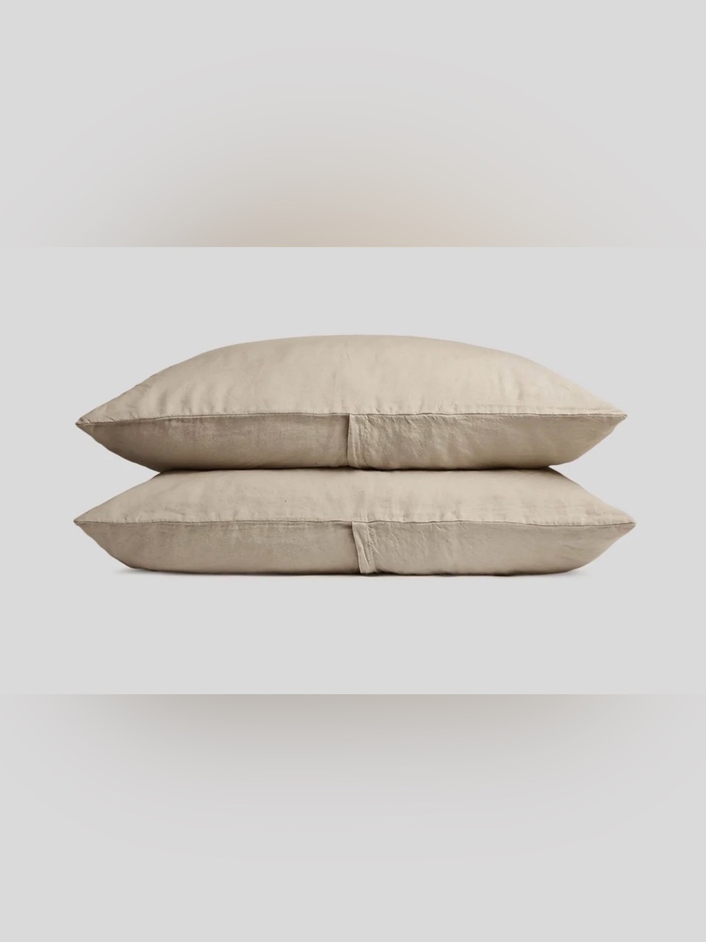 NEW Parachute Standard Linen Pillowcase in Toast Color $39.50 MSRP